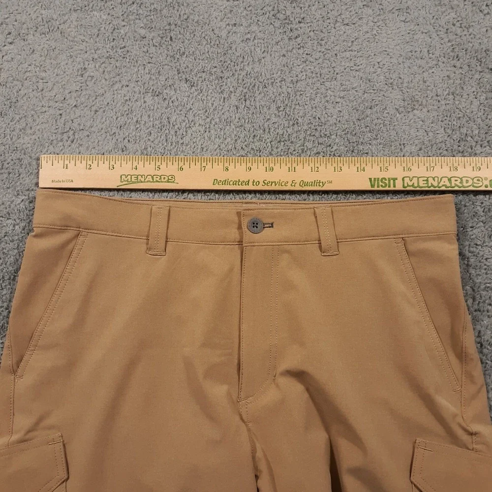 Eddie Bauer Shorts Mens Size 35 x 10 Hiking Outdoor Camping Travel Brown Cargo
